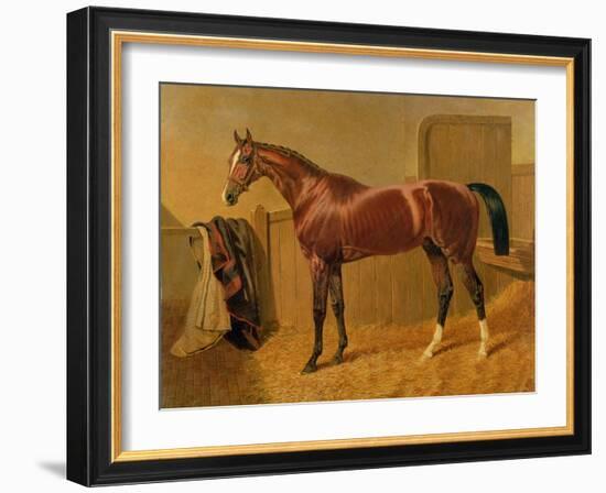 Orlando', Winner of the Derby in 1844-John Frederick Herring I-Framed Giclee Print