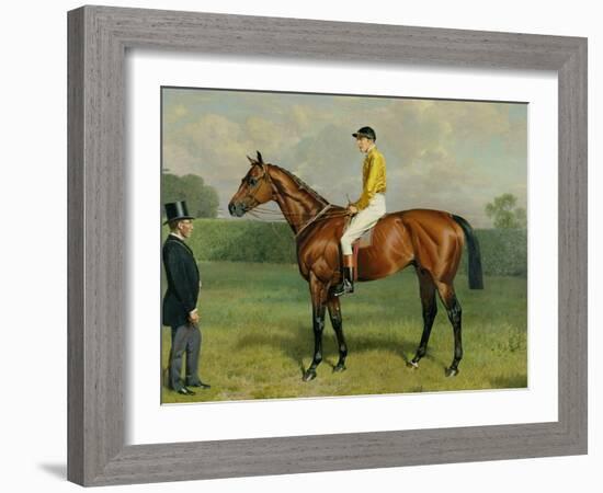 Ormonde, Winner of the 1886 Derby, 1886-Emil Adam-Framed Giclee Print