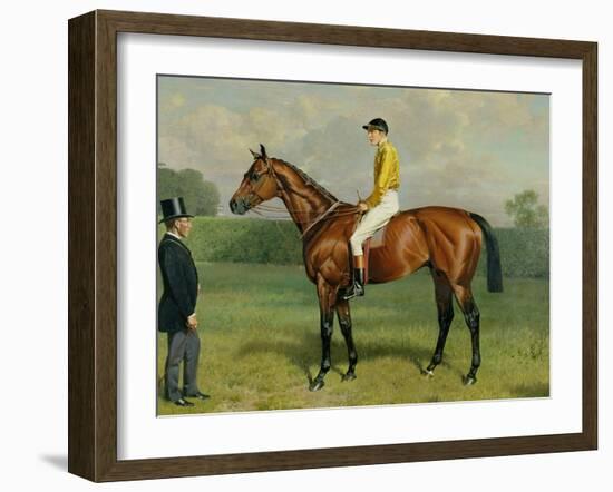 Ormonde, Winner of the 1886 Derby, 1886-Emil Adam-Framed Giclee Print