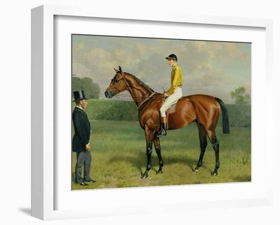 Ormonde, Winner of the 1886 Derby, 1886-Emil Adam-Framed Giclee Print