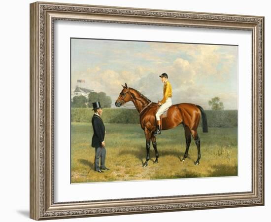 'Ormonde', Winner of the 1886 Derby, 1886-Emil Adam-Framed Giclee Print