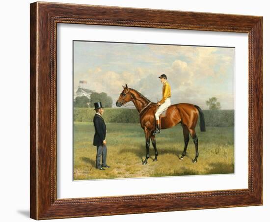 'Ormonde', Winner of the 1886 Derby, 1886-Emil Adam-Framed Giclee Print