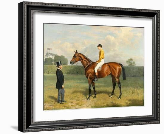 'Ormonde', Winner of the 1886 Derby, 1886-Emil Adam-Framed Giclee Print