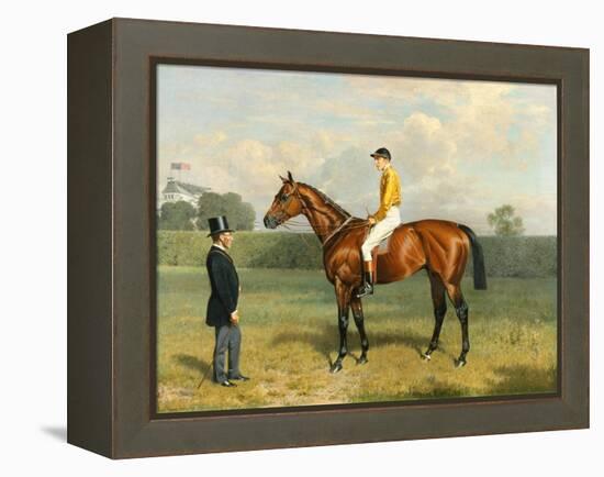 'Ormonde', Winner of the 1886 Derby, 1886-Emil Adam-Framed Premier Image Canvas