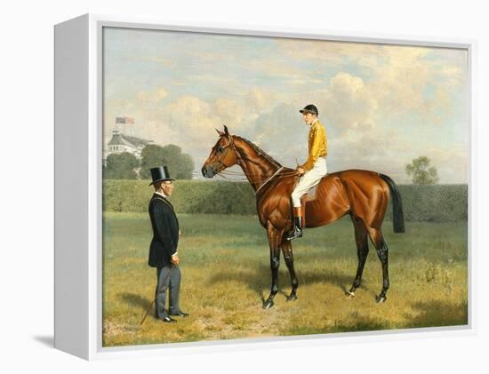 'Ormonde', Winner of the 1886 Derby, 1886-Emil Adam-Framed Premier Image Canvas