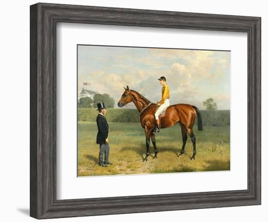 'Ormonde', Winner of the 1886 Derby, 1886-Emil Adam-Framed Giclee Print