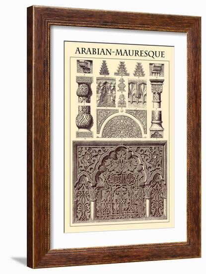 Ornament-Arabian Mauresque-Racinet-Framed Art Print
