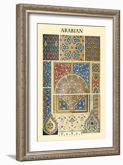 Ornament-Arabian-Racinet-Framed Art Print