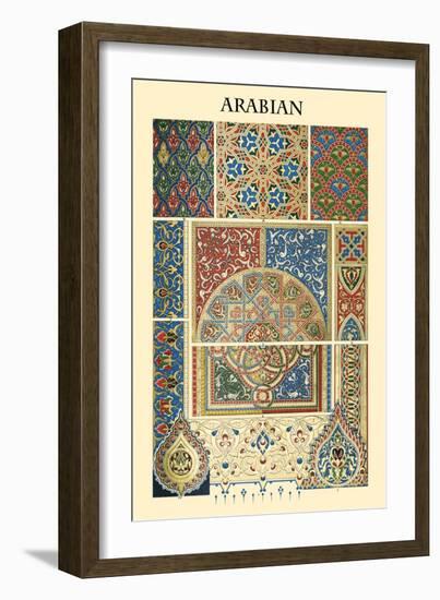 Ornament-Arabian-Racinet-Framed Art Print