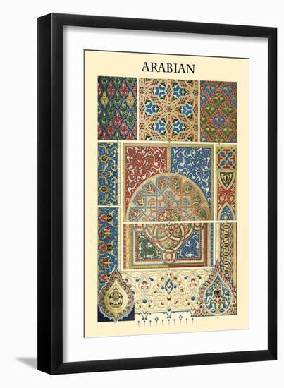 Ornament-Arabian-Racinet-Framed Art Print