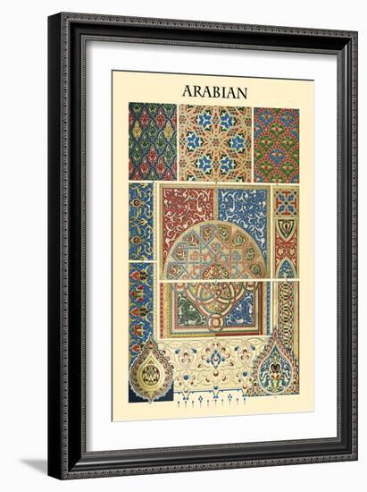 Ornament-Arabian-Racinet-Framed Art Print