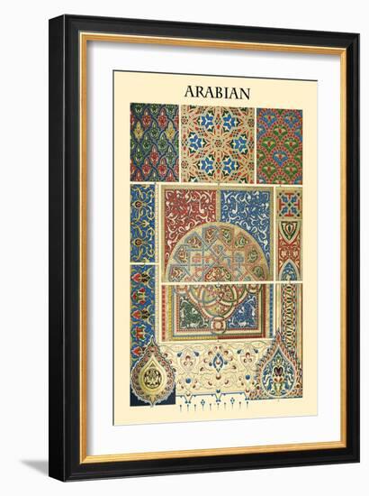 Ornament-Arabian-Racinet-Framed Art Print