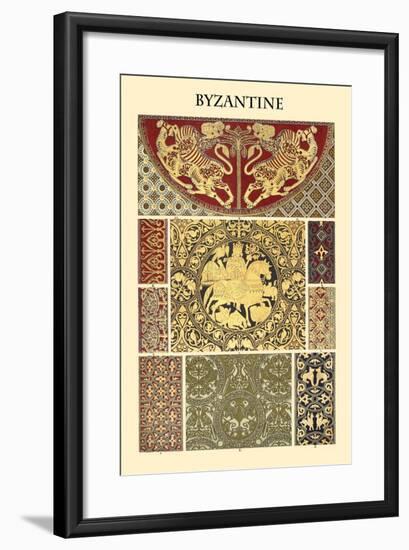 Ornament-Byzantine-Racinet-Framed Art Print