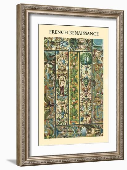 Ornament-French Renaissance-Racinet-Framed Art Print