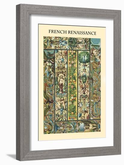 Ornament-French Renaissance-Racinet-Framed Art Print