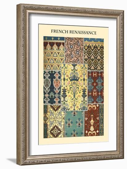 Ornament-French Renaissance-Racinet-Framed Art Print