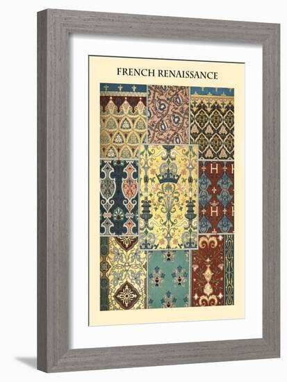 Ornament-French Renaissance-Racinet-Framed Art Print