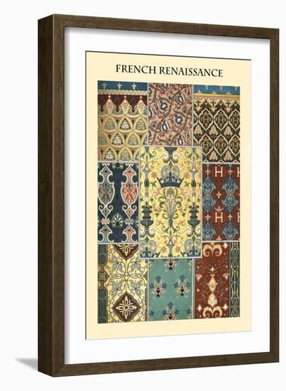 Ornament-French Renaissance-Racinet-Framed Art Print