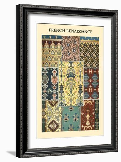 Ornament-French Renaissance-Racinet-Framed Art Print