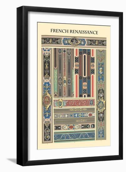 Ornament-French Renaissance-Racinet-Framed Art Print