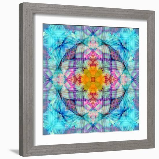 Ornament from Flower Photographs, Conceptual Layer Work-Alaya Gadeh-Framed Photographic Print