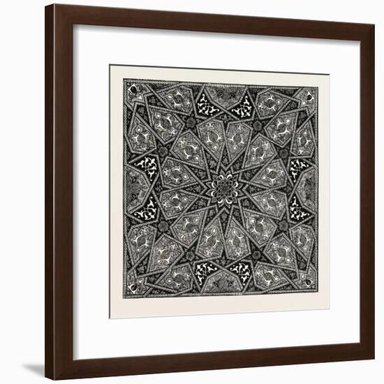 Ornament from the Title-Page of an Old Manuscript of the Koran-null-Framed Giclee Print