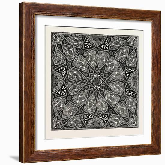 Ornament from the Title-Page of an Old Manuscript of the Koran-null-Framed Giclee Print