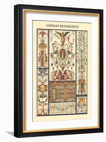 Ornament-German Renaissance-Racinet-Framed Art Print