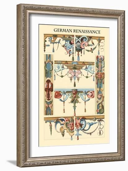 Ornament-German Renaissance-Racinet-Framed Art Print