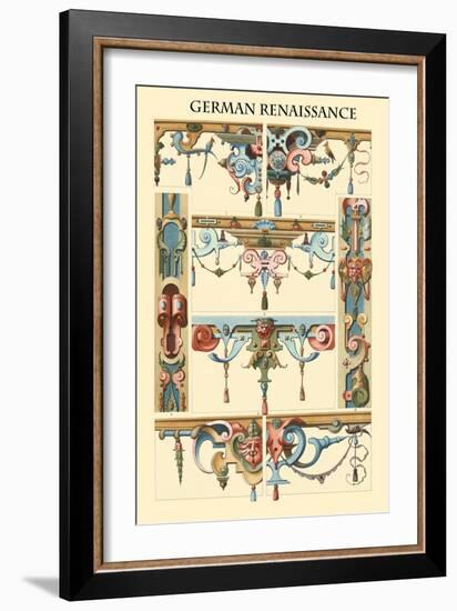 Ornament-German Renaissance-Racinet-Framed Art Print