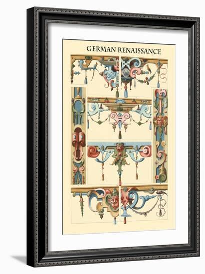 Ornament-German Renaissance-Racinet-Framed Art Print