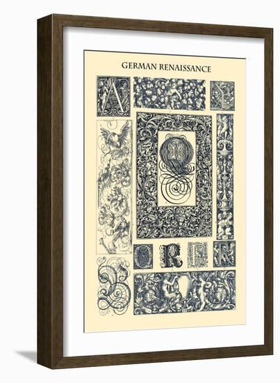 Ornament-German Renaissance-Racinet-Framed Art Print