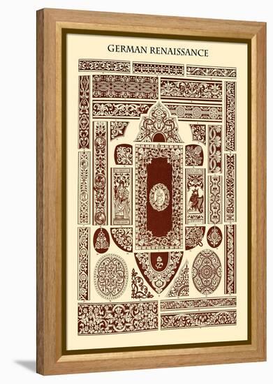 Ornament-German Renaissance-Racinet-Framed Stretched Canvas