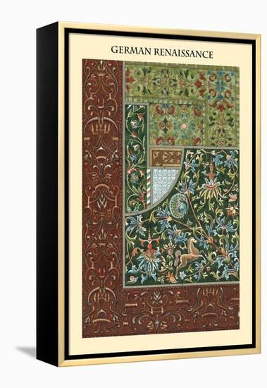 Ornament-German Renaissance-Racinet-Framed Stretched Canvas