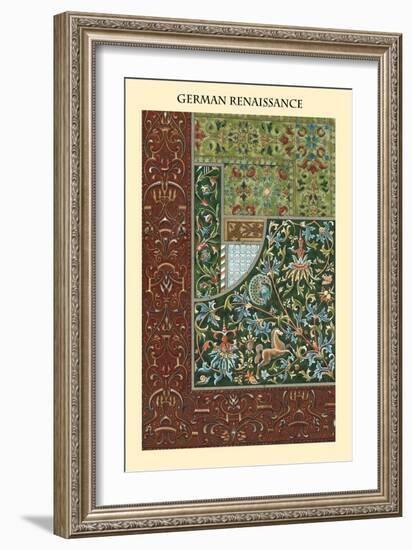 Ornament-German Renaissance-Racinet-Framed Art Print