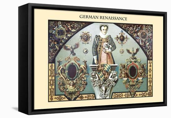 Ornament-German Renaissance-Racinet-Framed Stretched Canvas