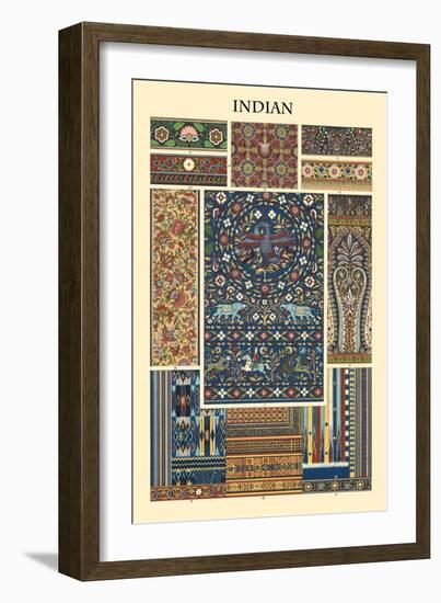 Ornament-Indian-Racinet-Framed Art Print