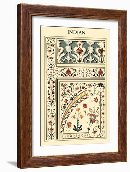 Ornament-Indian-Racinet-Framed Art Print