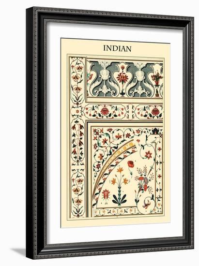 Ornament-Indian-Racinet-Framed Art Print