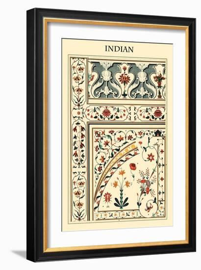 Ornament-Indian-Racinet-Framed Art Print