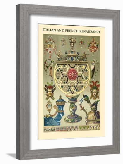 Ornament-Italian and French Renaissance-Racinet-Framed Art Print