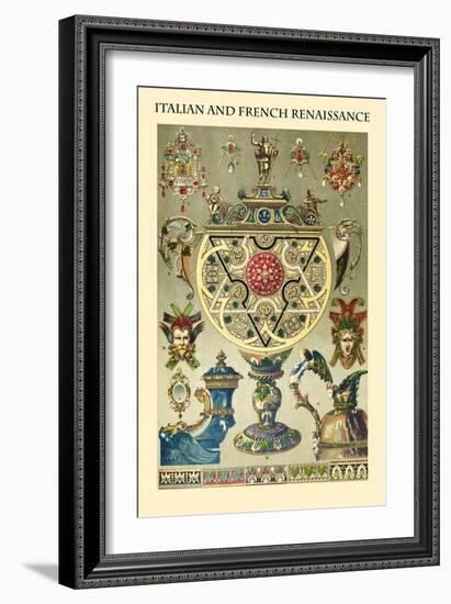 Ornament-Italian and French Renaissance-Racinet-Framed Art Print