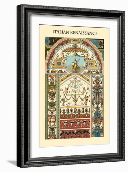 Ornament-Italian Renaissance-Racinet-Framed Art Print