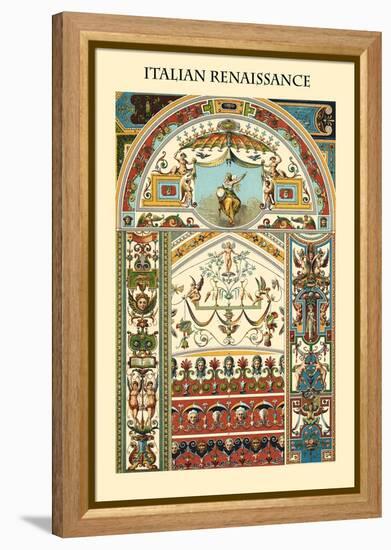 Ornament-Italian Renaissance-Racinet-Framed Stretched Canvas