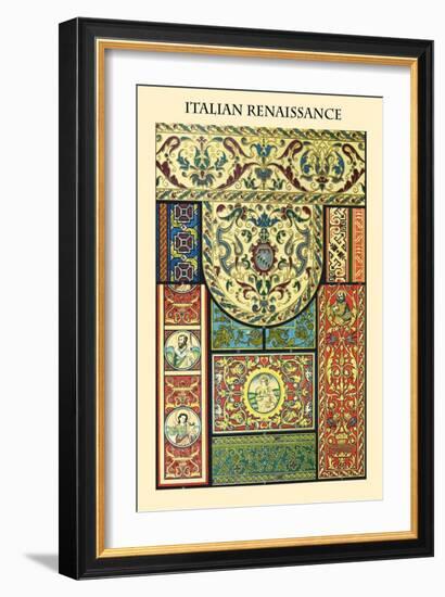 Ornament-Italian Renaissance-Racinet-Framed Art Print