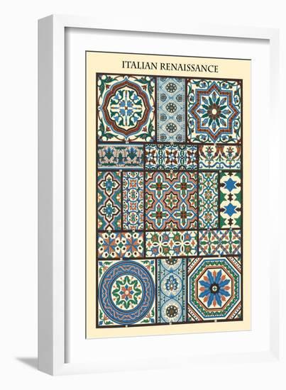 Ornament-Italian Renaissance-Racinet-Framed Art Print