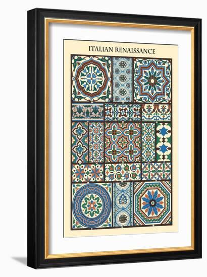 Ornament-Italian Renaissance-Racinet-Framed Art Print