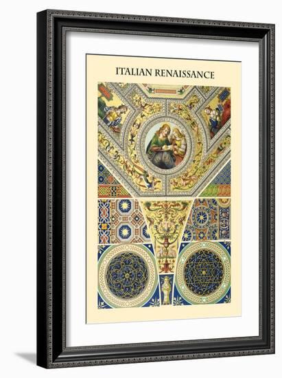 Ornament-Italian Renaissance-Racinet-Framed Art Print