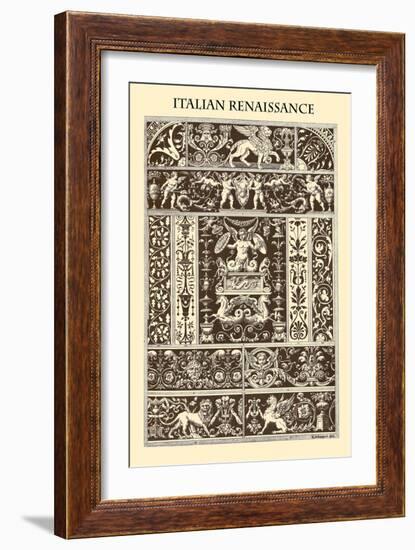 Ornament-Italian Renaissance-Racinet-Framed Art Print