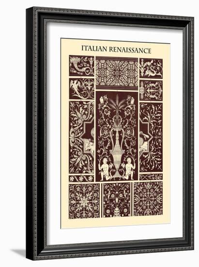 Ornament-Italian Renaissance-Racinet-Framed Art Print